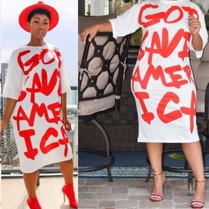God Save America Shirt Dress